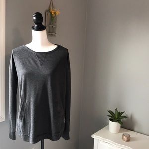 Pink Clover Quinnie Gray Knit Pullover, Size M